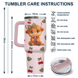Highland Cow tumbler view 9