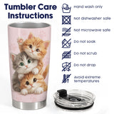 Cute Cat tumbler view 7