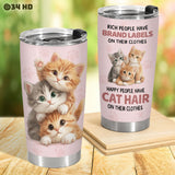 Cute Cat tumbler view 6