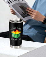 Dumpster Fire tumbler view 7