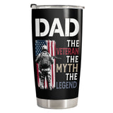 Veteran Dad tumbler view 2