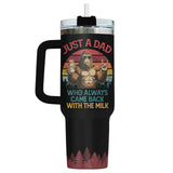 Bigfoot Dad tumbler view 2