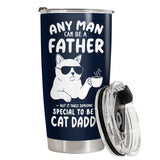 Cat Dad tumbler view 3
