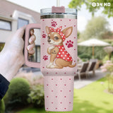 Chihuahua Mom tumbler view 6