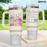Sewing Embroidery tumbler view 5