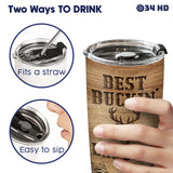 Deer Hunting tumbler view 9