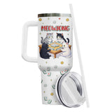 Mahjong Cat tumbler view 3
