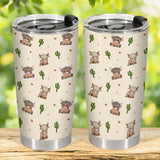 Highland Cow tumbler view 5