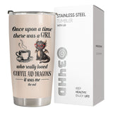 Cute Dragon Coffee tumbler view 4