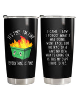 Dumpster Fire 20oz tumbler