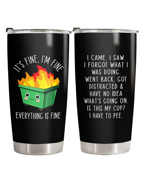 Dumpster Fire 20oz tumbler