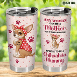 Chiuahua Mommy tumbler view 5