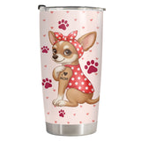 Chiuahua Mommy tumbler view 2