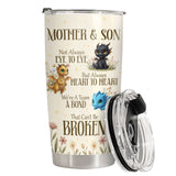 Dragon Floral tumbler view 3
