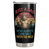 Funny Bigfoot Dad tumbler view 2