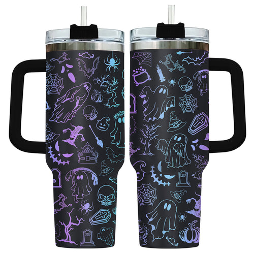 Ghost 40oz tumbler