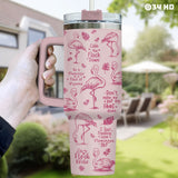 Flamingo tumbler view 6
