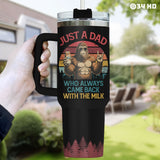 Bigfoot Dad tumbler view 6