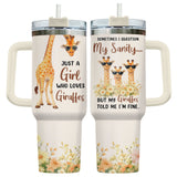 Giraffe 40oz tumbler