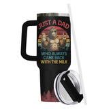 Bigfoot Dad tumbler view 3
