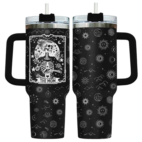 Skeleton Mom 40oz tumbler