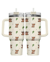 Cute Highland Cow 40oz tumbler