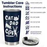 Cat Dad tumbler view 8
