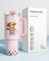 Cute Highland Cow Coffee Lover tumbler view 8
