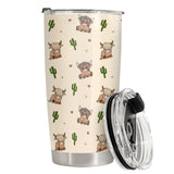 Highland Cow tumbler view 3