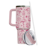 Flamingo tumbler view 3
