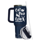 Cat Dad Club tumbler view 3