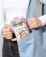 Sloth tumbler view 6