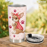 Chiuahua Mommy tumbler view 7