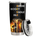 Funny Golf And Beer tumbler view 3