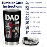 Veteran Dad tumbler view 8