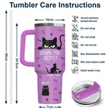 Funny Cat Lover tumbler view 9