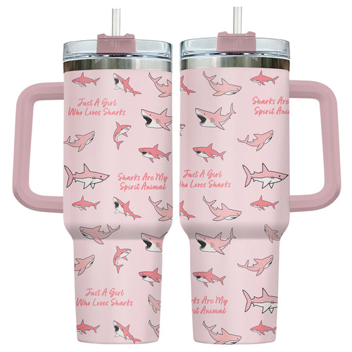 Shark 40oz tumbler