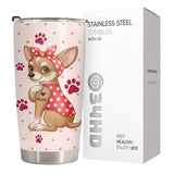 Chiuahua Mommy tumbler view 4