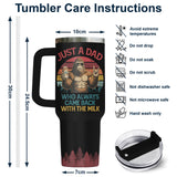 Bigfoot Dad tumbler view 9