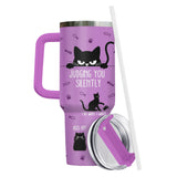 Funny Cat Lover tumbler view 3