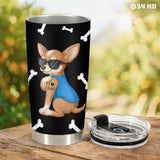 Chihuahua Dad tumbler view 7