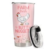 Funny Chicken tumbler view 3