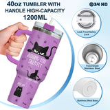 Funny Cat Lover tumbler view 8