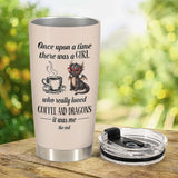Cute Dragon Coffee tumbler view 7