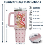 Chihuahua Mom tumbler view 9