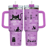Funny Cat Lover 40oz tumbler