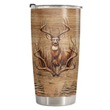 Deer Hunting tumbler view 2