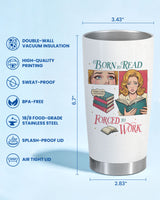 Born To Read tumbler view 2