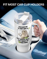 Funny Sloth tumbler view 5