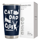 Cat Dad tumbler view 4